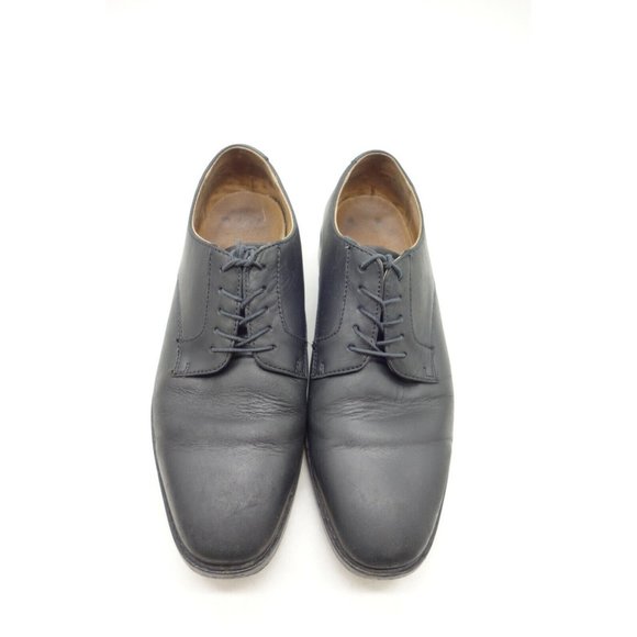 Polo Ralph Lauren Domenick Black Leather Lace Up Oxfords Shoes Men\'s 8.5 D main image 8